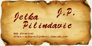 Jelka Pilindavić vizit kartica